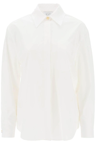 Shop Mvp Wardrobe 'matteotti' Cotton Shirt
