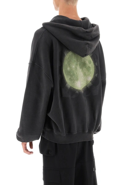 Shop Off-white Off White Back Arrow Super Moon Printed Hoodie