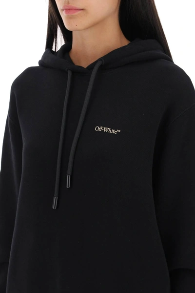 Shop Off-white Off White Hoodie With Back Embroidery