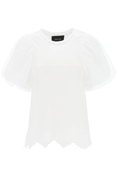 Shop Simone Rocha Puff Sleeve A Line T Shirt