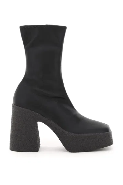 Shop Stella Mccartney Stella Mc Cartney Thick Heel Stretch Boots