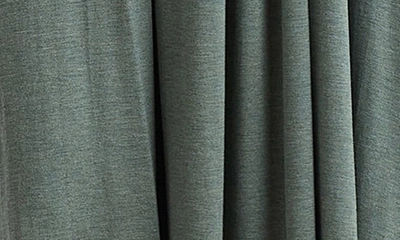 Papinelle Kate Pleated Stretch Modal Nightgown In Deep Moss