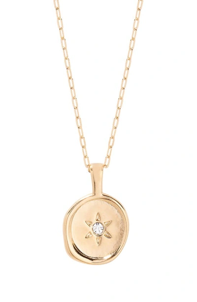 Shop Brook & York Sadie Star Crystal Pendant Necklace In Gold