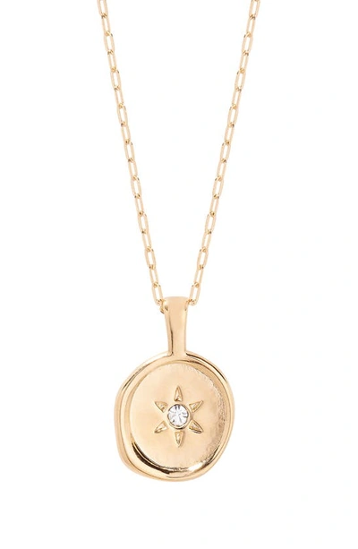 Brook & York Cubic Zirconia 14k Gold-plated Sadie Necklace In Gold