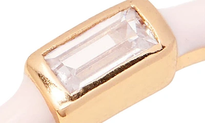 Shop Brook & York Posie Enamel Ring In Gold