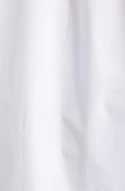 Shop Stella Mccartney Oversize Cotton Button-up Shirt In Pure White