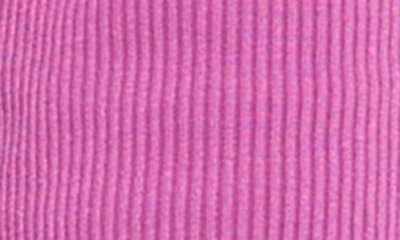 Grey Lab Front Twist Cropped Long Sleeve Top In Grape