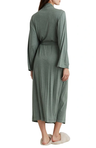 Shop Papinelle Kate Stretch Modal Robe In Deep Moss