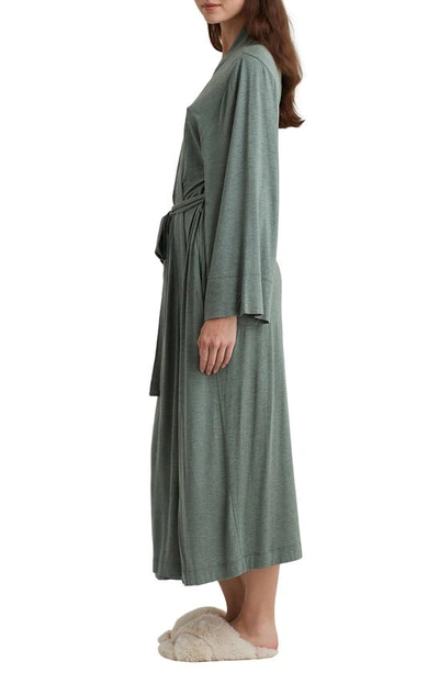 Papinelle Kate Modal Soft Maxi Robe In Deep Moss