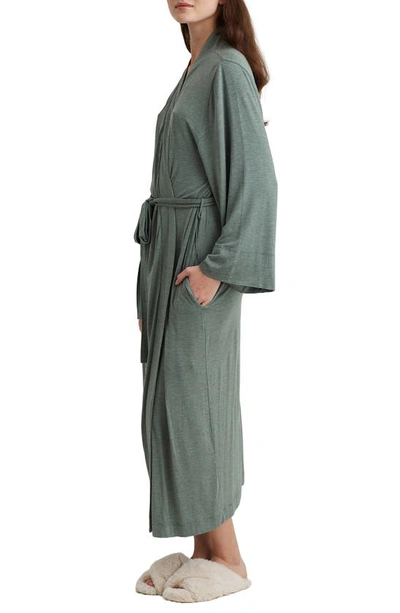 Papinelle Kate Modal Soft Maxi Robe In Deep Moss