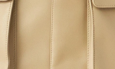 Grey Lab Women's Low Waisted Cargo Mini Skirt In Taupe
