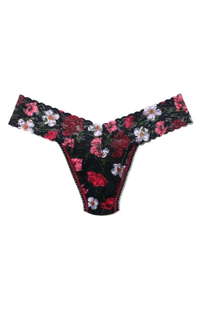Shop Hanky Panky Print Low Rise Thong In Am I Dreaming Floral Print