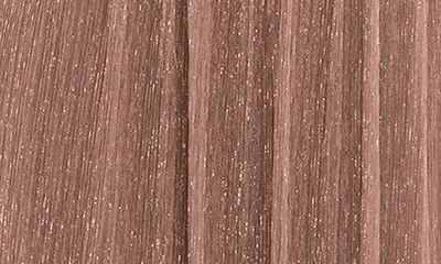 After Six Ruffle One-shoulder Metallic Column Gown In Sienna Metallic