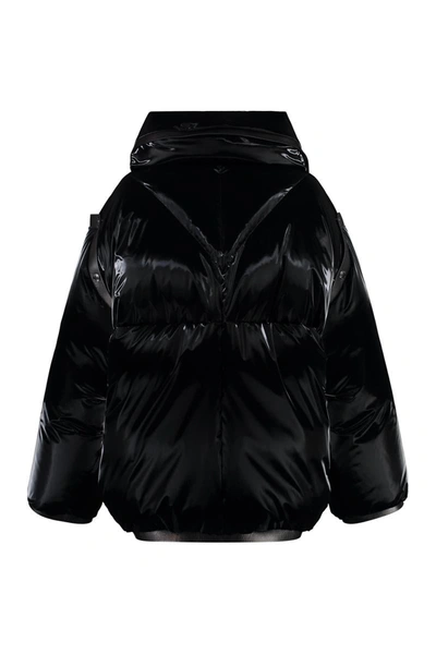 Tom Ford Women's Glossy Nylon Down Jacket In Black