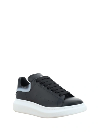 Shop Alexander Mcqueen Sneakers In Black/black/silver