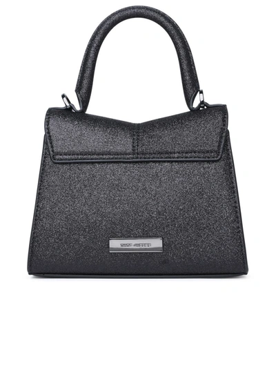 Shop Marc Jacobs 'st. Marc' Black Glitter Leather Bag