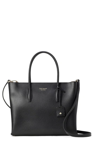 Shop Kate Spade Eva Medium Top Zip Satchel Bag In Black
