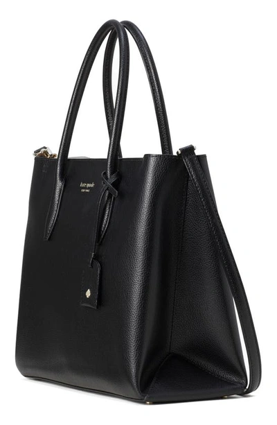 Shop Kate Spade Eva Medium Top Zip Satchel Bag In Black