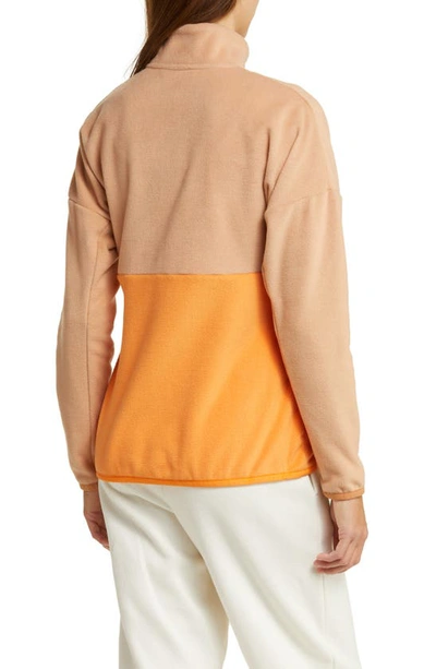Shop Picture Organic Clothing Arcca Quarter Snap Fleece Top In Latte
