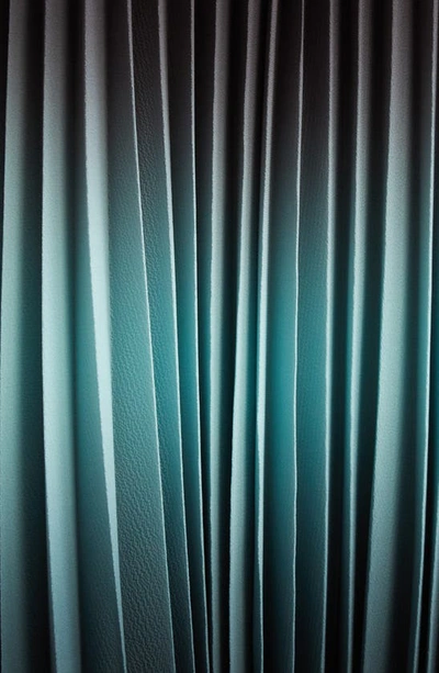 Jason Wu Collection Dip Dye Pleated Skirt In Black/ Skyblue/ Seagre