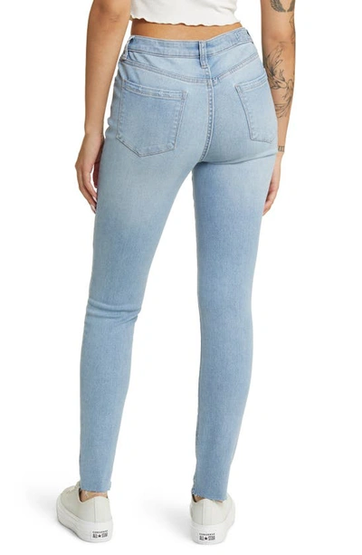 Shop Ptcl Skinny Jeans In Light Indigo