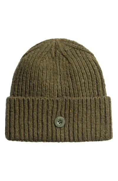 Shop Carhartt Anglistic Wool & Cotton Cuff Beanie In Speckled Highland