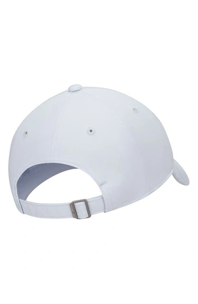 Shop Nike Club Futura Wash Baseball Cap In Football Grey/ White
