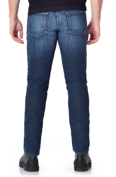 Shop Fidelity Denim Jimmy Slim Straight Leg Jeans In Munich Blue