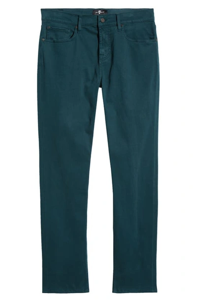 Shop 7 For All Mankind Slimmy Luxe Performance Plus Slim Fit Pants In Hunter Green