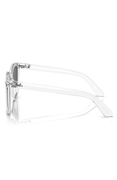 Ray Ban 57mm Gradient Square Sunglasses In Transparent