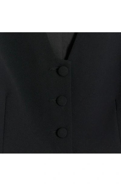 Shop River Island Button-up Vest In Black