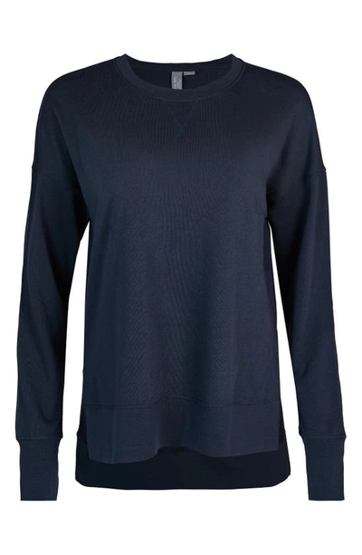 Sweaty Betty After Class Sweatshirt In Navy Blue