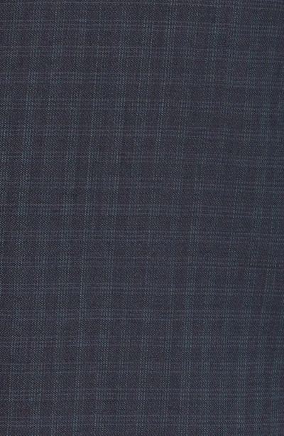 Shop Ted Baker Roger Extra Slim Fit Deco Check Wool Suit In Navy