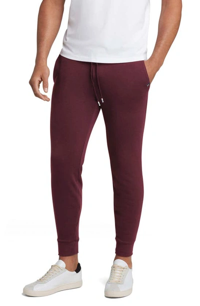 Shop Tommy John French Terry Joggers In Winetasting