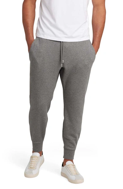 Shop Tommy John French Terry Joggers In Medium Heather Grey