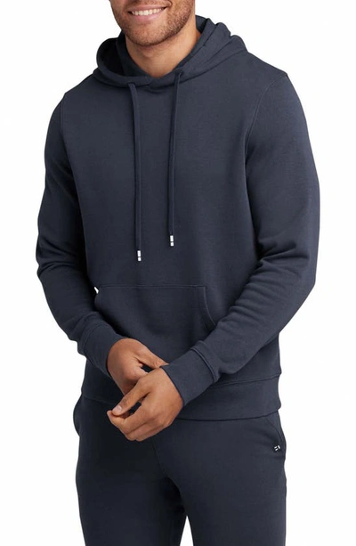 Shop Tommy John French Terry Pullover Hoodie In Night Sky