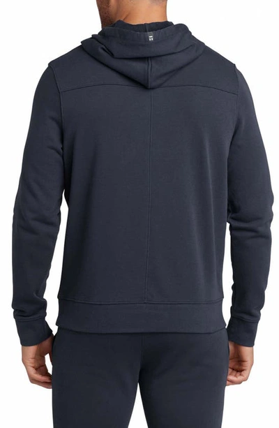 Shop Tommy John French Terry Pullover Hoodie In Night Sky