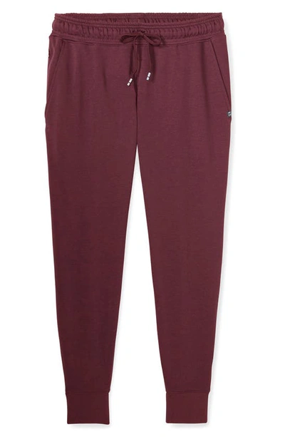 Shop Tommy John French Terry Joggers In Winetasting
