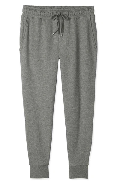Shop Tommy John French Terry Joggers In Medium Heather Grey