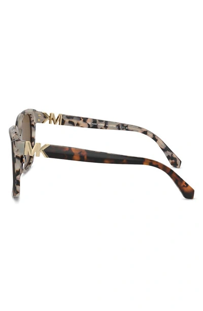 Michael Kors Malia 58mm Square Sunglasses In Brown