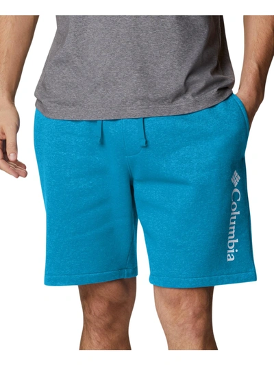Shop Columbia Sportswear Mens Fitness Running Shorts In Blue
