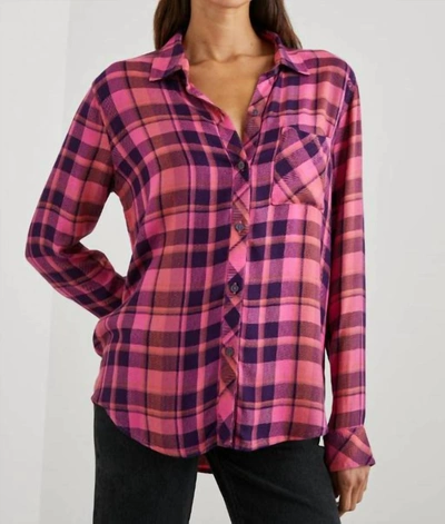 Shop Rails Hunter Shirt In Electric Pink In Multi