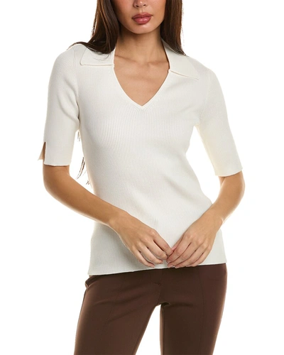 Shop Elie Tahari The Laura Pullover In White