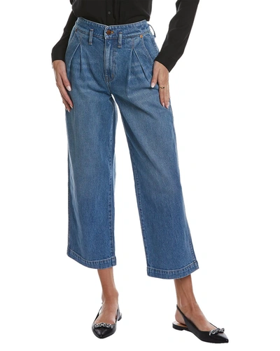 Shop Madewell The Perfect Vintage Blue Wide Leg Crop Jean