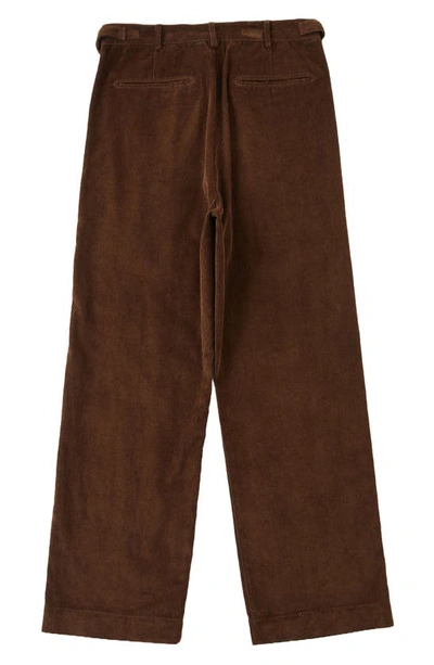 Shop Found Patchwork Detail Corduroy Pants In Brown