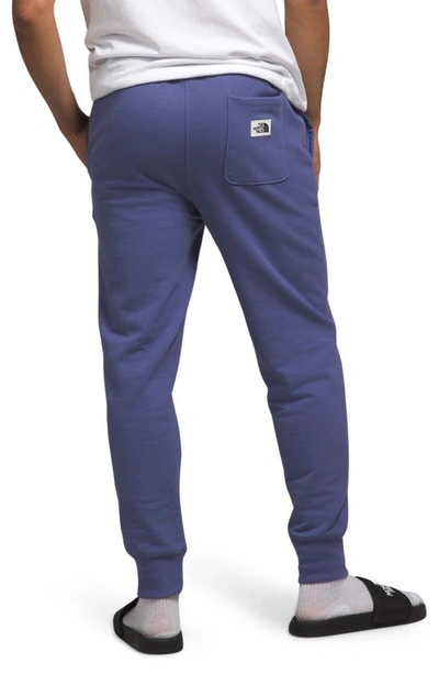 Shop The North Face Heritage Patch Jogger Sweatpants In Cave Blue