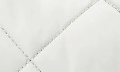 Mz Wallace Madison Quilted Nylon Shoulder Bag In Frost