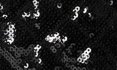 Mz Wallace Mini Metro Deluxe Sequin Tote In Black Sequin