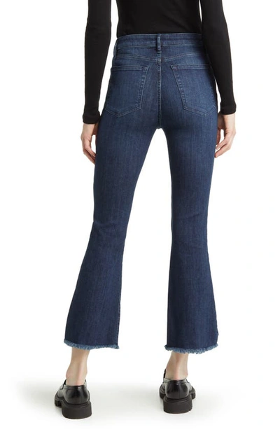 Frame Le Crop Mini Boot Frayed Bootcut Jeans In Naples