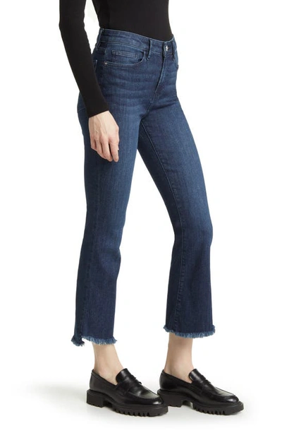 Frame Le Crop Mini Boot Frayed Bootcut Jeans In Naples